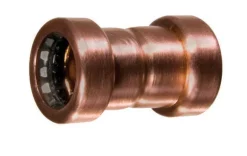 Mueller 1/2 in. Push X 1/2 in. D Sweat Copper Coupling