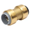 Mueller ProLine Push to Connect 1/2 in. Push T X 1/2 in. D PB Brass Coupling