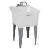 Mustee Utilatub 20 in. W X 24 in. D Single Thermoplastic Utility Tub Kit
