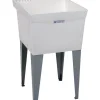 Mustee Utilatub 20 in. W X 24 in. D Single Thermoplastic Laundry Tub