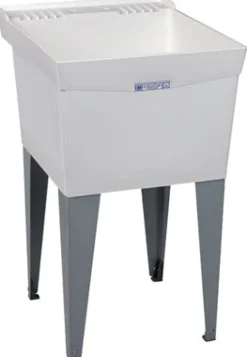 Mustee Utilatub 20 in. W X 24 in. D Single Thermoplastic Laundry Tub