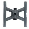 Naan Gray Plastic Base & Metal Head Sled Base Rotating Sprinkler