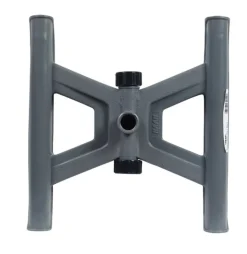 Naan Gray Plastic Base & Metal Head Sled Base Rotating Sprinkler