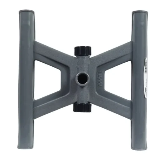 Naan Gray Plastic Base & Metal Head Sled Base Rotating Sprinkler