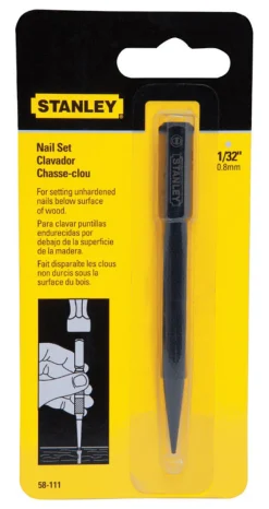 Nailset 1/32" Stanley (Pack Of 6)