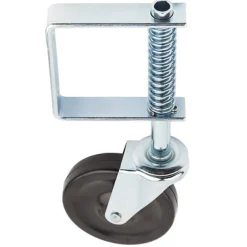 National Hardware 4 in. D Rubber Gate Caster 125 lb 1 pk