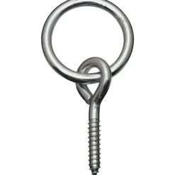 National Hardware 2 in. D X 3-1/4 in. L Zinc-Plated Steel Screw Eye 90 lb. cap. 1 pk