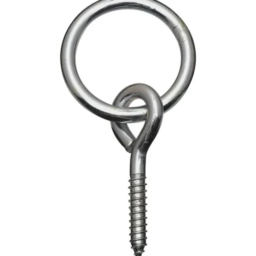 National Hardware 2 in. D X 3-1/4 in. L Zinc-Plated Steel Screw Eye 90 lb. cap. 1 pk