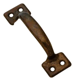 National Hardware 4 in. L Antique Brass Brown Steel Universal Sash Lift Handle 1 pk