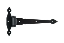National Hardware 13 in. L Black Heavy Duty T Hinge 1 pk