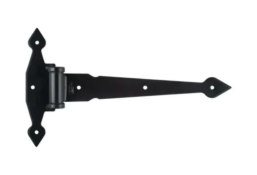National Hardware 13 in. L Black Heavy Duty T Hinge 1 pk