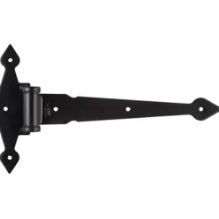 National Hardware 13 in. L Black Heavy Duty T Hinge 1 pk