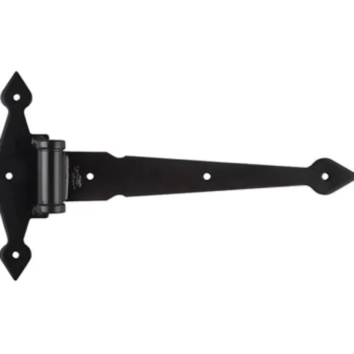 National Hardware 13 in. L Black Heavy Duty T Hinge 1 pk