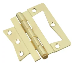 National Hardware 4 in. L Brass Steel Cabinet Hinge 2 pk