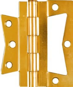 National Hardware 4 in. L Brass Steel Cabinet Hinge 2 pk