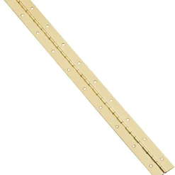 National Hardware 30 in. L Brass-Plated Continuous Hinge 1 pk