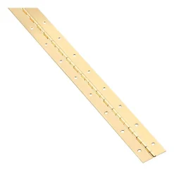 National Hardware 30 in. L Brass Continuous Hinge 1 pk