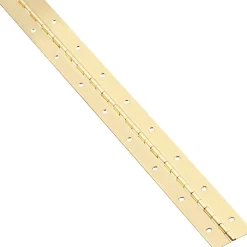 National Hardware 30 in. L Brass Continuous Hinge 1 pk