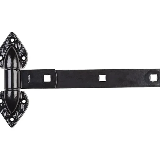 National Hardware 10 in. L Black Spear Heavy Duty T-Hinge