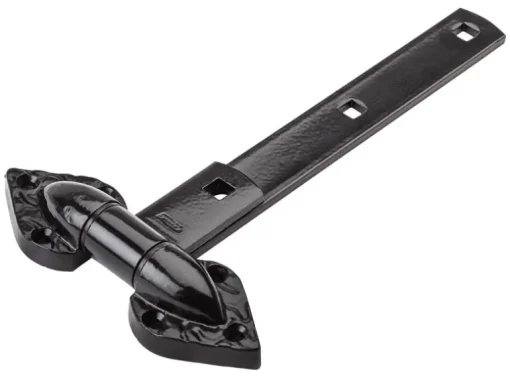 National Hardware 10 in. L Black Spear Heavy Duty T-Hinge