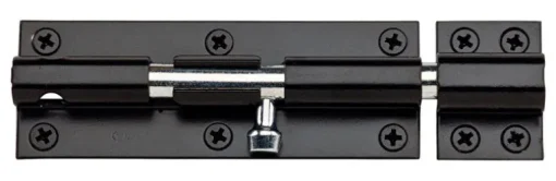 National Hardware 6 in. L Black Steel Heavy Duty Barrel Bolt 1 pk