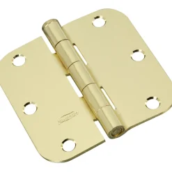 National Hardware 3-1/2 in. L Bright Brass Door Hinge 3 pk