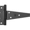 National Hardware 6 in. L Black Extra Heavy Duty T-Hinge 2 pk