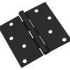 National Hardware 4 in. L Black Door Hinge 1 pk