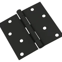 National Hardware 4 in. L Black Door Hinge 1 pk