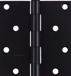 National Hardware 4 in. L Black Door Hinge 1 pk