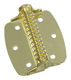 National Hardware 2 in. L Brass-Plated Spring Hinge 2 pk