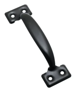 National Hardware 5-3/4 in. L Black Steel Door Pull