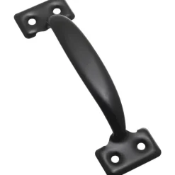 National Hardware 5-3/4 in. L Black Steel Door Pull