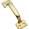 National Hardware 4 in. L Brass Gold Steel Universal Sash Lift Handle 1 pk