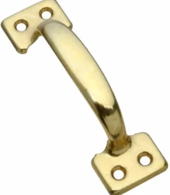National Hardware 4 in. L Brass Gold Steel Universal Sash Lift Handle 1 pk