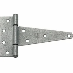 National Hardware 4 in. L Galvanized Silver Steel Heavy Duty T Hinge 2 pk