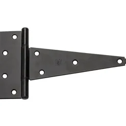 National Hardware 4 in. L Galvanized Silver Steel Heavy Duty T Hinge 2 pk