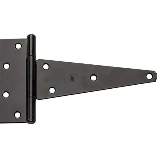 National Hardware 4 in. L Galvanized Silver Steel Heavy Duty T Hinge 2 pk