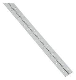 National Hardware 30 in. L Nickel Continuous Hinge 1 pk