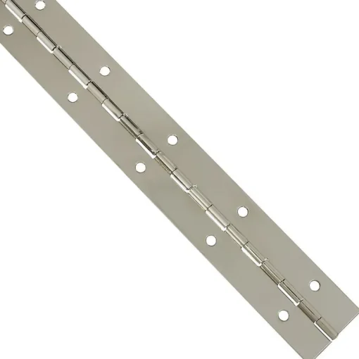 National Hardware 12 in. L Nickel Continuous Hinge 1 pk