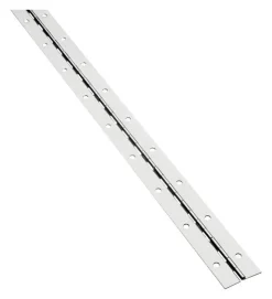 National Hardware 48 in. L Nickel Continuous Hinge 1 pk