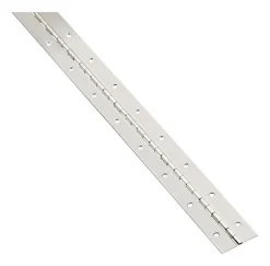 National Hardware 30 in. L Nickel Continuous Hinge 1 pk