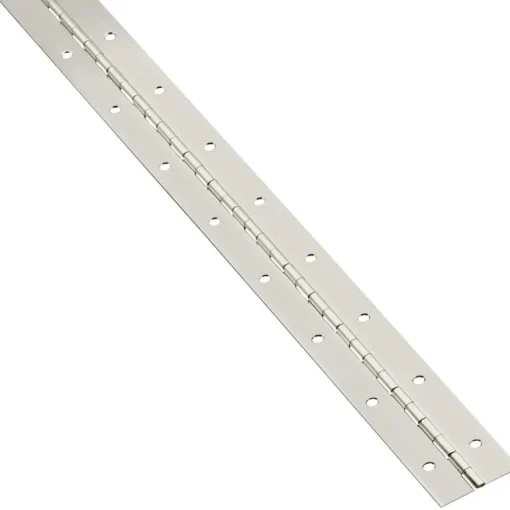 National Hardware 30 in. L Nickel Continuous Hinge 1 pk