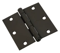 National Hardware 3-1/2 in. L Oil Rubbed Bronze Door Hinge 1 pk