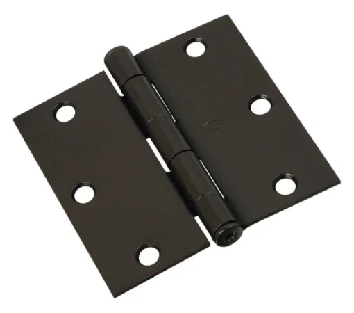 National Hardware 3-1/2 in. L Oil Rubbed Bronze Door Hinge 1 pk