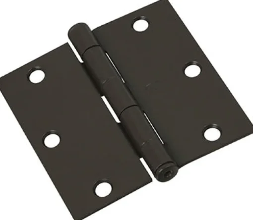 National Hardware 3 in. L Oil Rubbed Bronze Door Hinge 1 pk