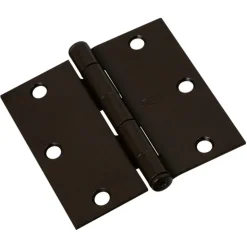 National Hardware 3 in. L Oil Rubbed Bronze Door Hinge 1 pk