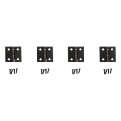National Hardware 1 in. L Oil Rubbed Bronze Door Hinge 4 pk