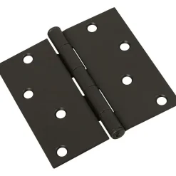 National Hardware 4 in. L Oil Rubbed Bronze Door Hinge 1 pk