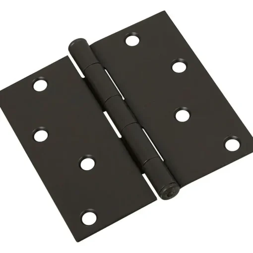National Hardware 4 in. L Oil Rubbed Bronze Door Hinge 1 pk